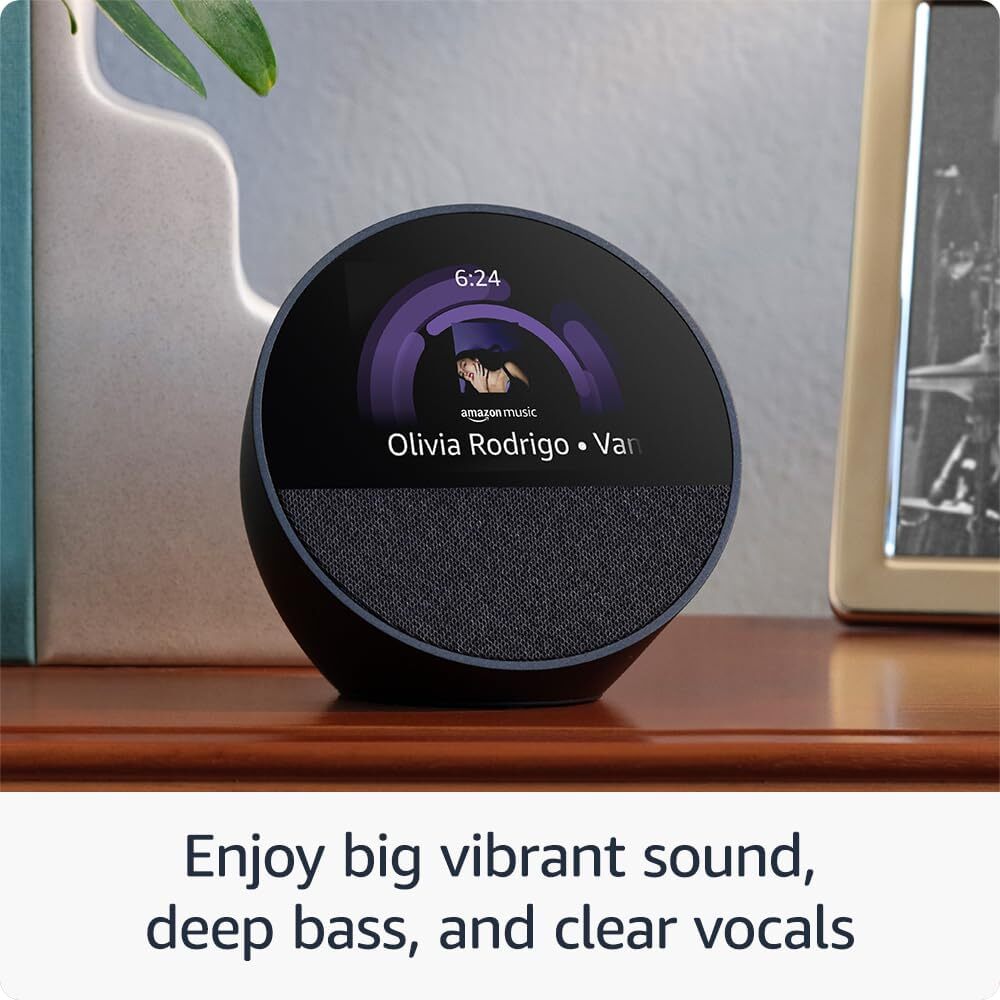 AMAZON ECHO SPOT CON RELOJ 2024 | BLANCO - 4