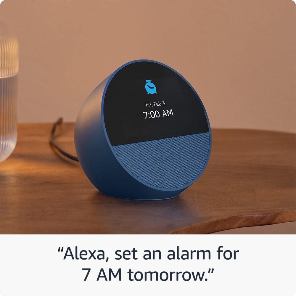 AMAZON ECHO SPOT CON RELOJ 2024 | BLANCO - 5