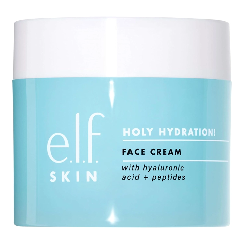 E.L.F. SKIN HOLY HYDRATION! CREMA FACIAL, HIDRATANTE PARA NUTRIR Y RELLENAR LA PIEL, 1.76 ONZAS - 1
