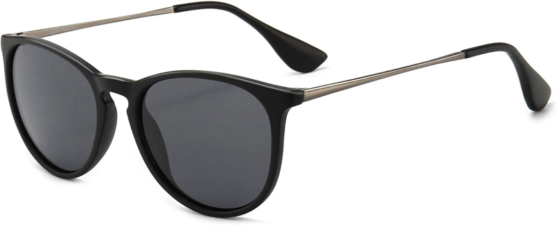 SUNGAIT GAFAS DE SOL REDONDAS VINTAGE PARA MUJERES Y HOMBRES, ESTILO CLÁSICO RETRO - 1