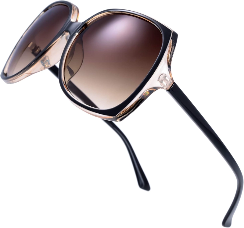 GAFAS DE SOL DE MODA DE MARIPOSA HÍBRIDAS DE OJO DE GATO JACKIE O CUADRADO DE GRAN TAMAÑO PARA MUJER - EXQUISITO EMBALAJE - 1