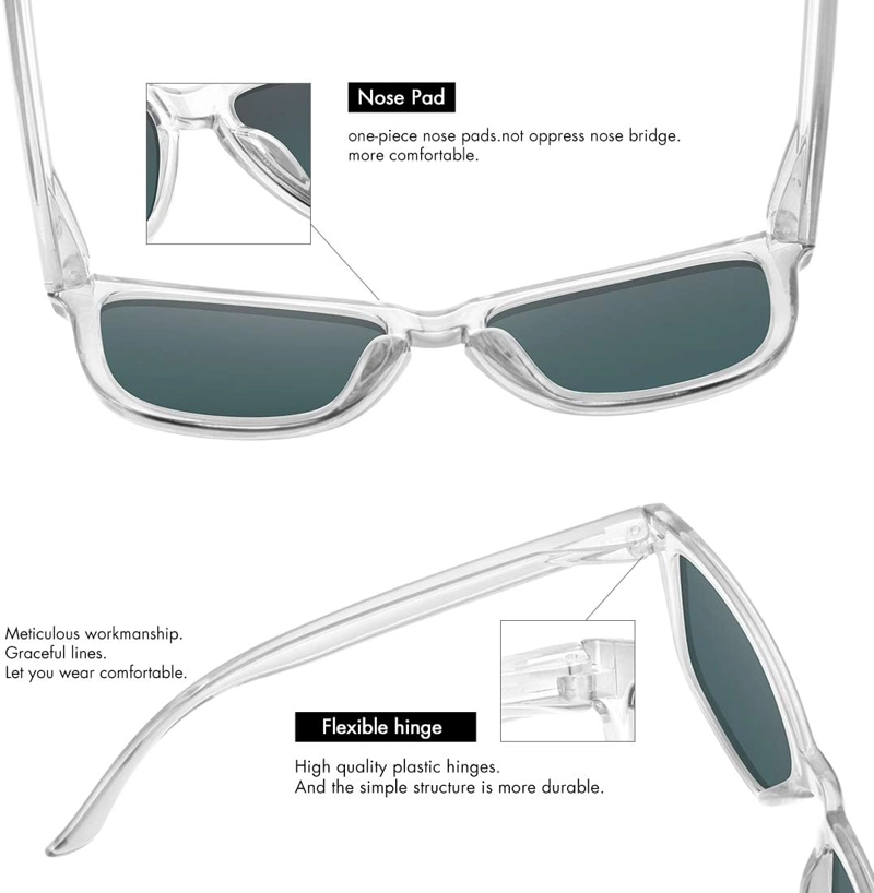 MEETSUN GAFAS DE SOL POLARIZADAS PARA MUJERES Y HOMBRES, ESTILO CLÁSICO RETRO - 4