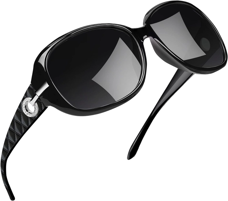 JOOPIN GAFAS DE SOL POLARIZADAS PARA MUJER, DE GRAN TAMAÑO, GRANDES, PARA CONDUCIR, OJOS SENSIBLES, PROTECCIÓN UV, LENTES DE SOL - 1