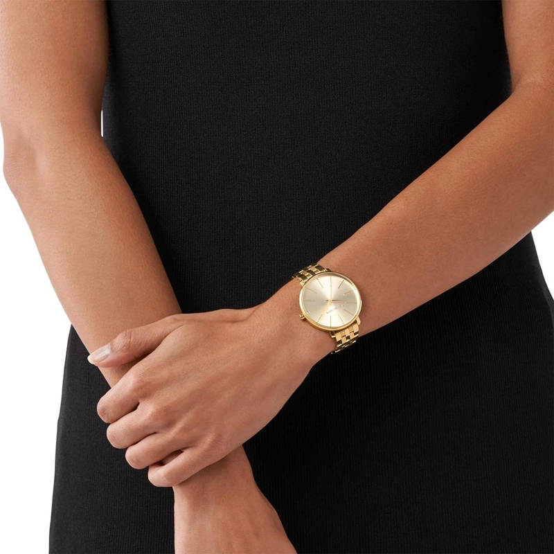 MICHAEL KORS RELOJ DE ACERO INOXIDABLE PARA MUJER CON CORREA DE ACERO | ORO - 3