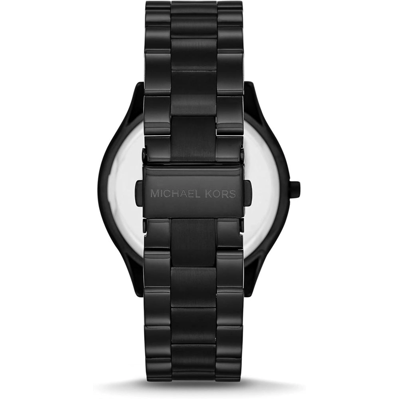 MICHAEL KORS SLIM RUNWAY RELOJ DE PULSERA DE ACERO INOXIDABLE | NEGRO - 3