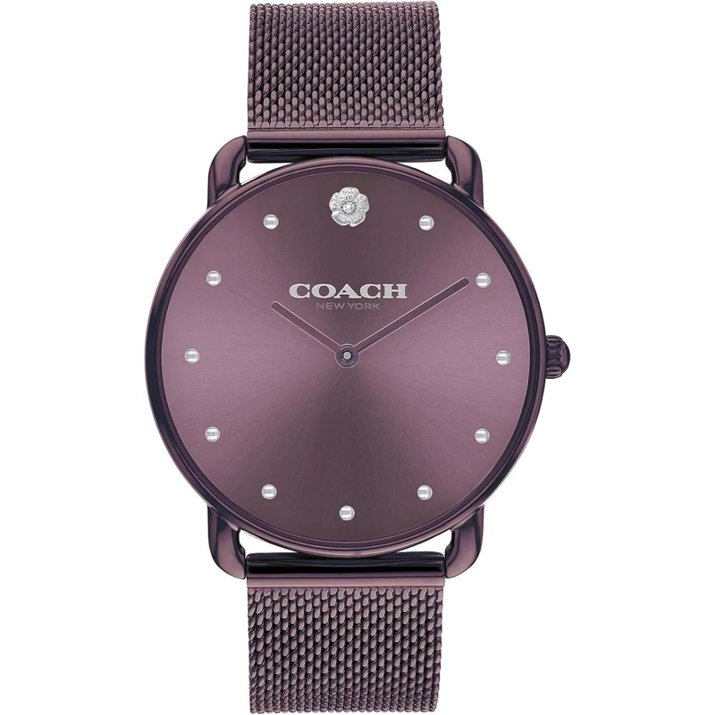 COACH RELOJ ELLIOT DISEÑO ELEGANTE Y MODERNO RESISTENTE AL AGUA DE 36 MM | MORADO - 1