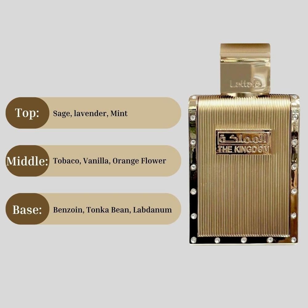 LATTAFA THE KINGDOM – EAU DE PARFUM HOMBRE | 100 ML - 5