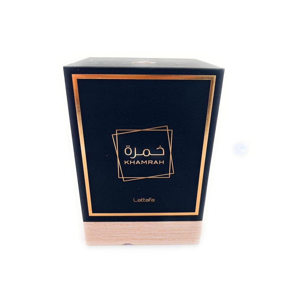 LATTAFA KHAMRAH EAU DE PARFUM - NOTAS DE VAINILLA Y ESPECIAS CÁLIDAS | 100 ML - 4