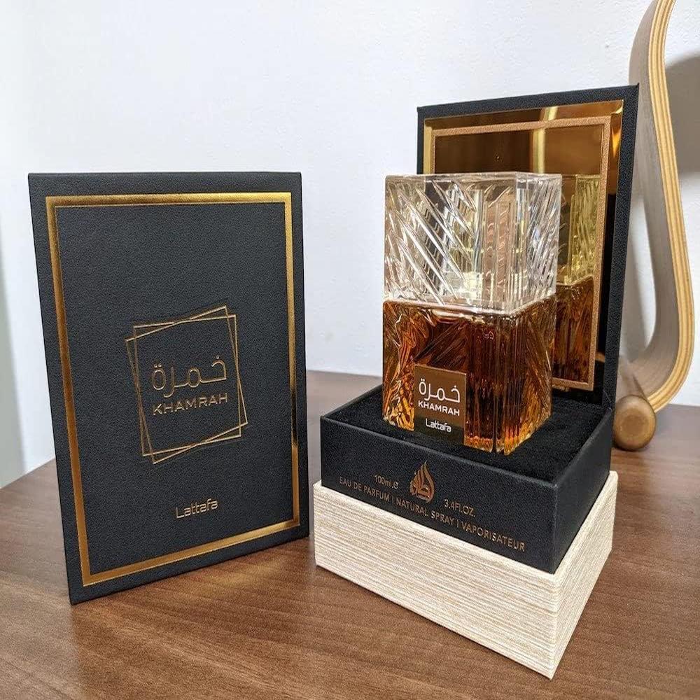 LATTAFA KHAMRAH EAU DE PARFUM - NOTAS DE VAINILLA Y ESPECIAS CÁLIDAS | 100 ML - 6