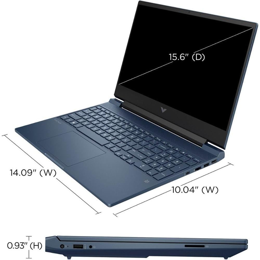 LAPTOP VICTUS 15.6' 2024 INTEL I7-12650H 10-CORE RTX 4050 16GB RAM 512GB SSD HP | AZUL - TECLADO INGLÉS - 5