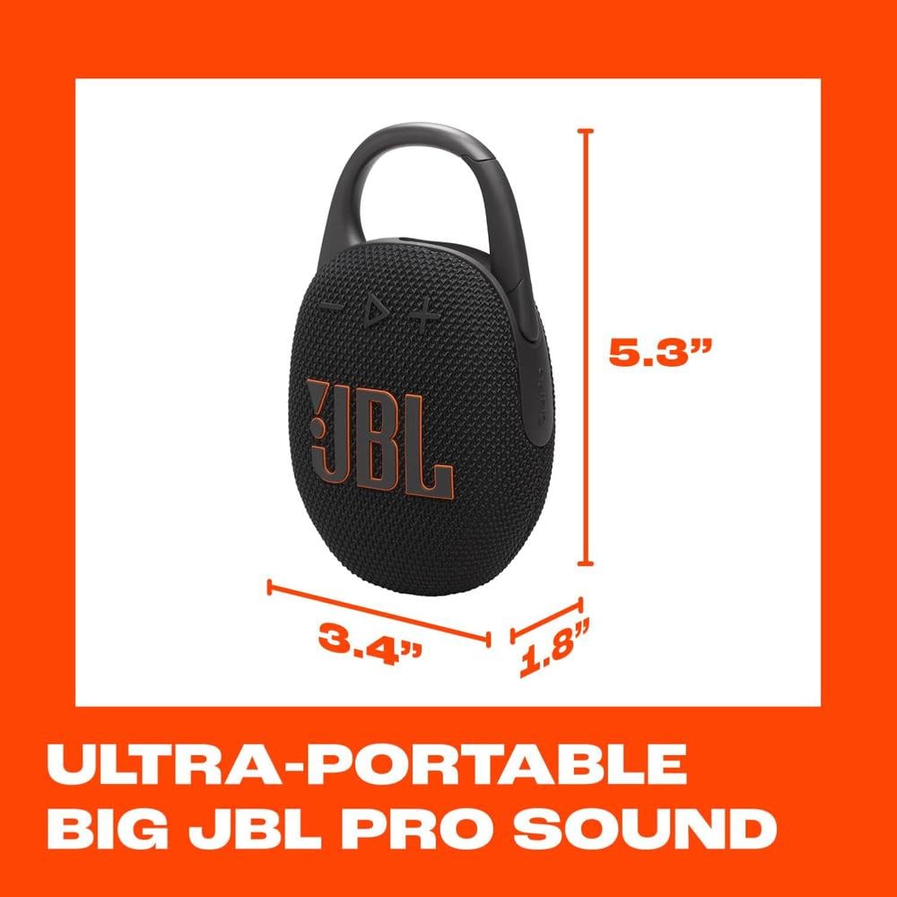 PARLANTE JBL CLIP 5 | NEGRO - 5