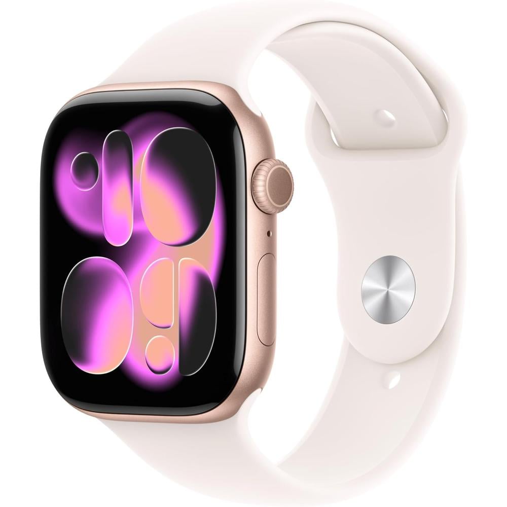 APPLE WATCH SERIES 11 (GPS 46MM) | ROSE GOLD ALUMINIO + SPORT BAND LIGHT BLUSH M-L - 1
