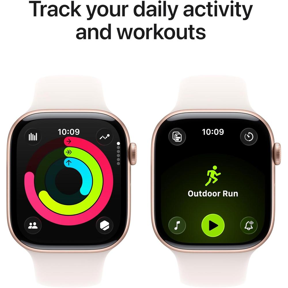 APPLE WATCH SERIES 11 (GPS 46MM) | ROSE GOLD ALUMINIO + SPORT BAND LIGHT BLUSH M-L - 3