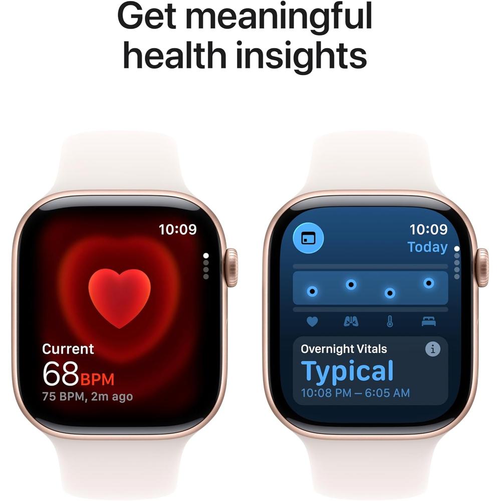APPLE WATCH SERIES 11 (GPS 46MM) | ROSE GOLD ALUMINIO + SPORT BAND LIGHT BLUSH M-L - 4
