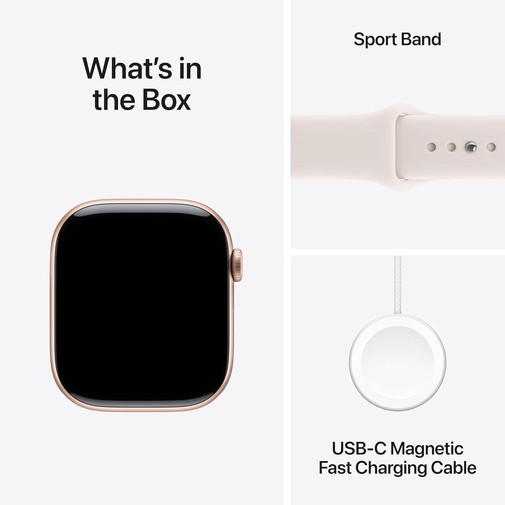 APPLE WATCH SERIES 11 (GPS 46MM) | ROSE GOLD ALUMINIO + SPORT BAND LIGHT BLUSH M-L - 6