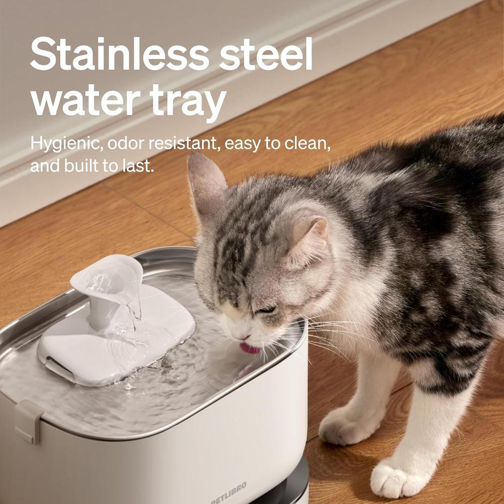 FUENTE DE AGUA PARA GATOS PETLIBRO DOCKSTREAM INALÁMBRICA 2.5 L - 4