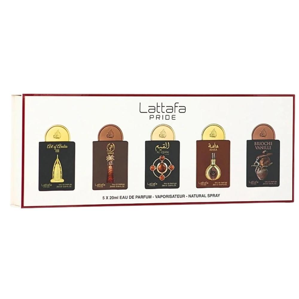 SET DE PERFUME LATTAFA PRIDE COLECCIÓN 4 EDP PACK 5 20 ML C/U - 1