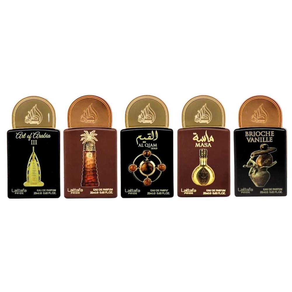 SET DE PERFUME LATTAFA PRIDE COLECCIÓN 4 EDP PACK 5 20 ML C/U - 2
