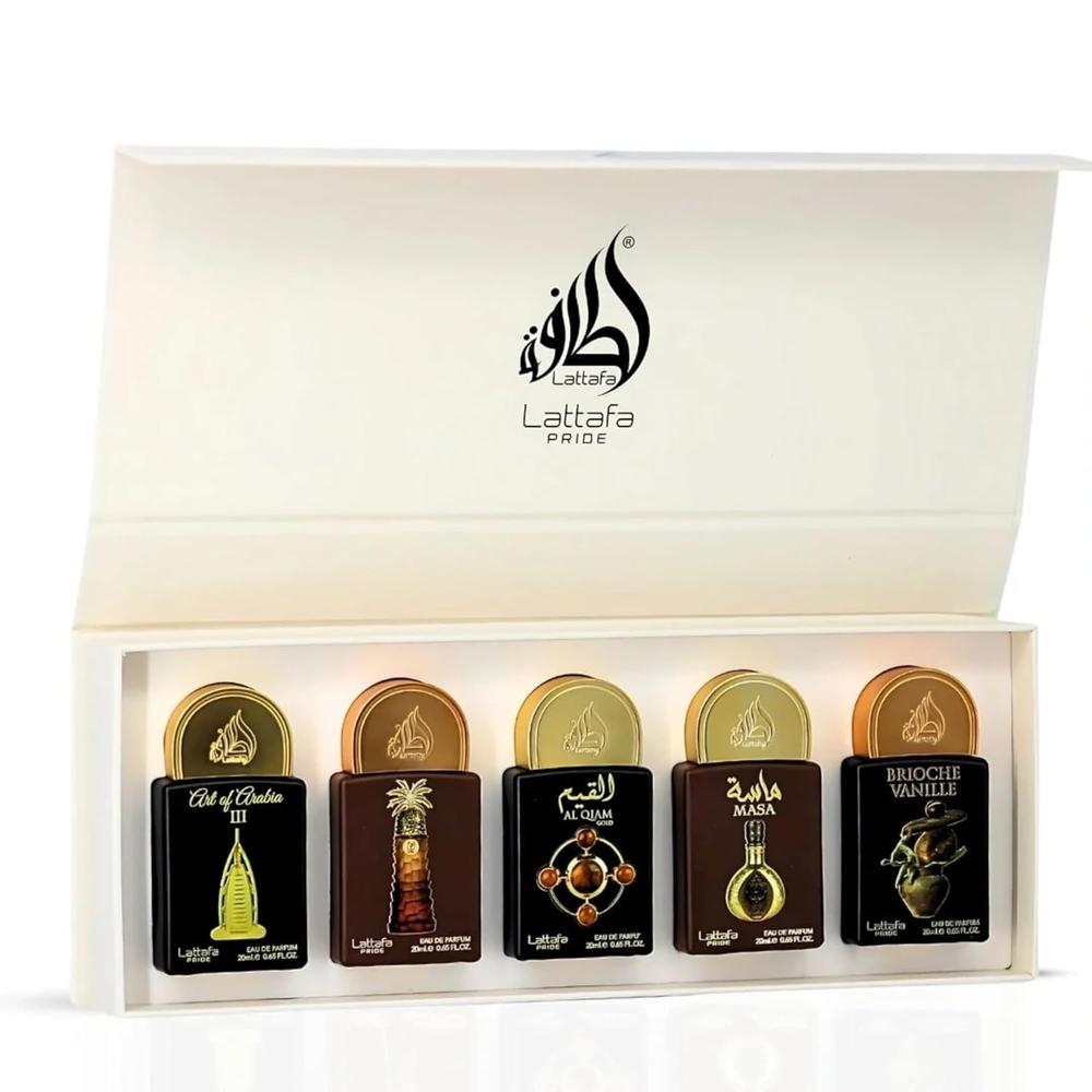 SET DE PERFUME LATTAFA PRIDE COLECCIÓN 4 EDP PACK 5 20 ML C/U - 3