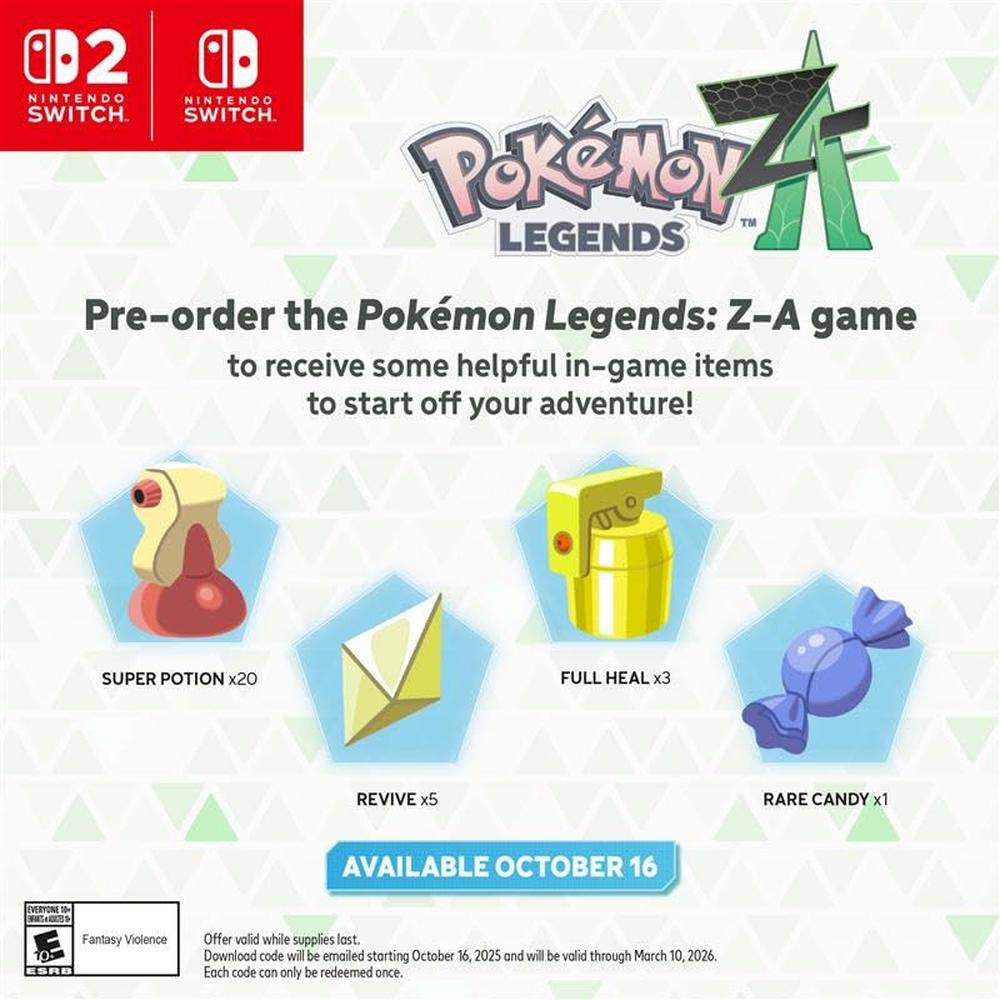 VIDEOJUEGO NINTENDO POKÉMON LEGENDS Z-A SWITCH - 2