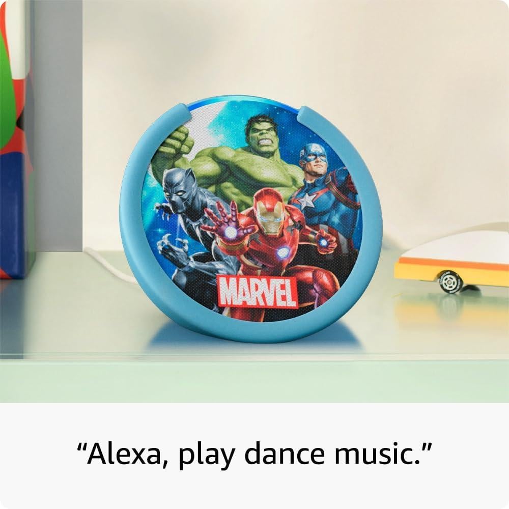 PARLANTE INTELIGENTE AMAZON ECHO POP KIDS | MARVEL - 3
