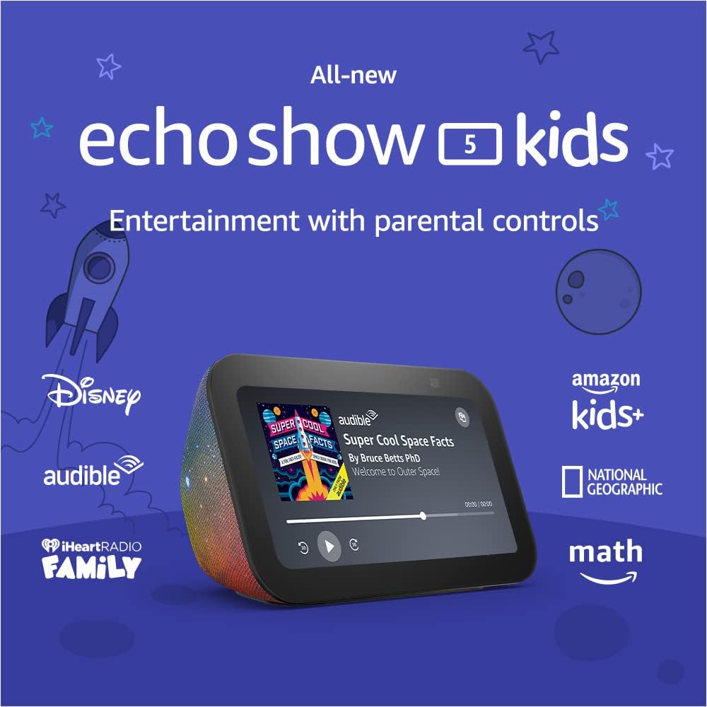 PARLANTE INTELIGENTE AMAZON ECHO SHOW 5 KIDS | GALAXIA - 1