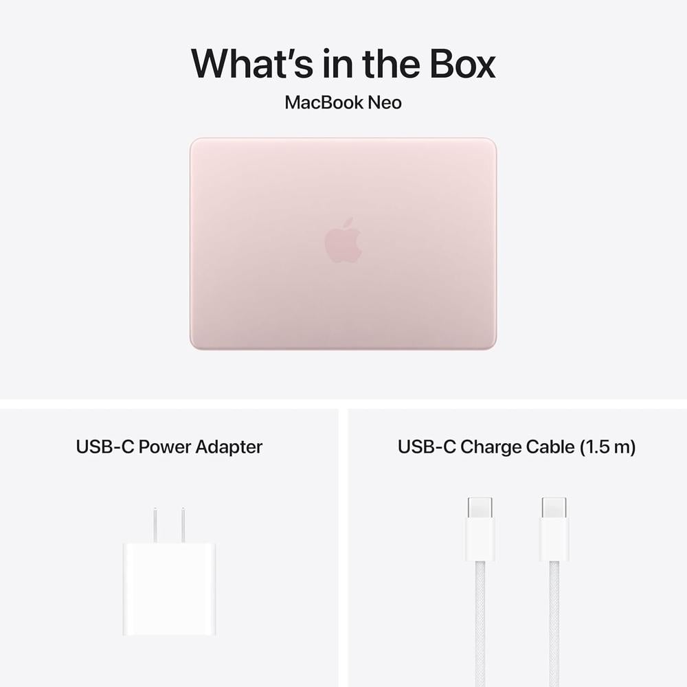 MACBOOK NEO 13' (2026) CHIP A18 PRO 8GB RAM 512GB SSD | BLUSH - TECLADO INGLÉS - 7