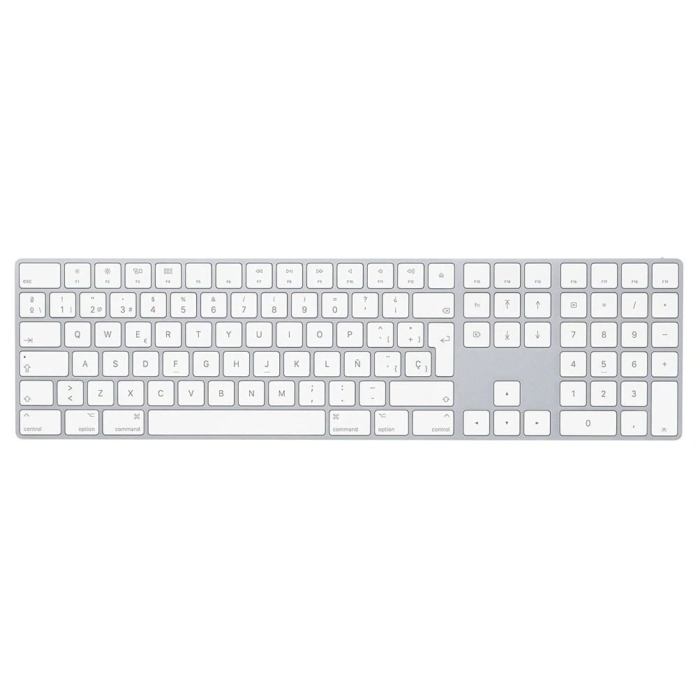 APPLE MAGIC KEYBOARD INALÁMBRICO CON TECLADO NÚMERICO ES | PLATA - 1