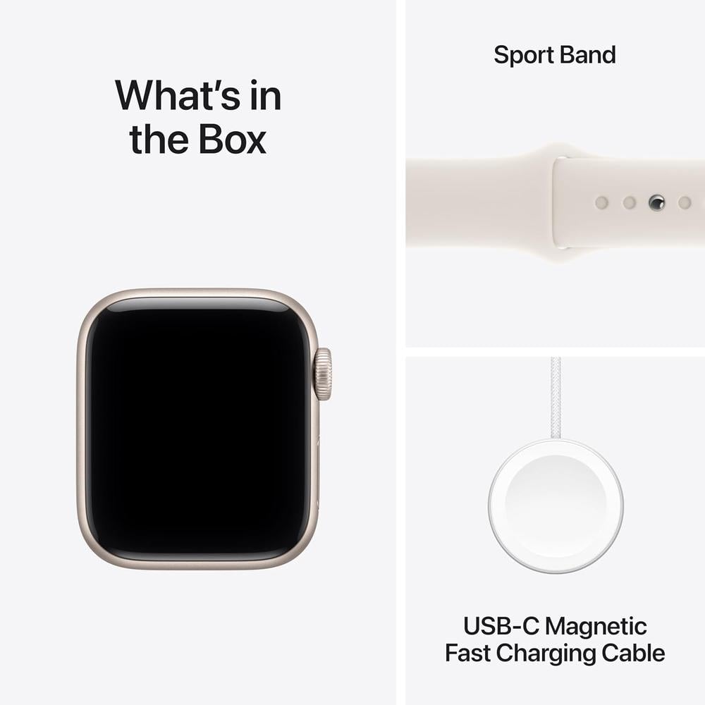 APPLE WATCH SE 3 (GPS 40MM) | STARLIGHT ALUMINIO + SPORT BAND STARLIGHT S-M - 6