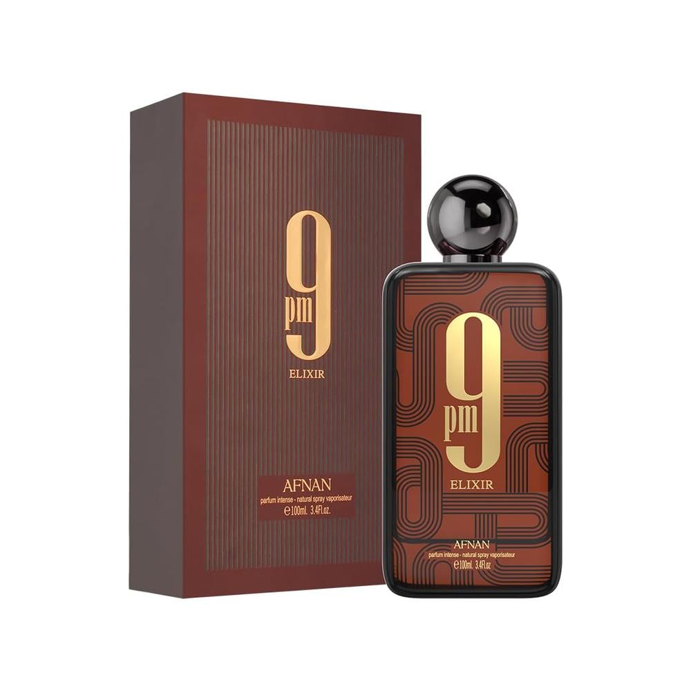 AFNAN 9 PM ELIXIR UNISEX EXTRAIT DE PARFUM | 3.4 ONZAS - 3