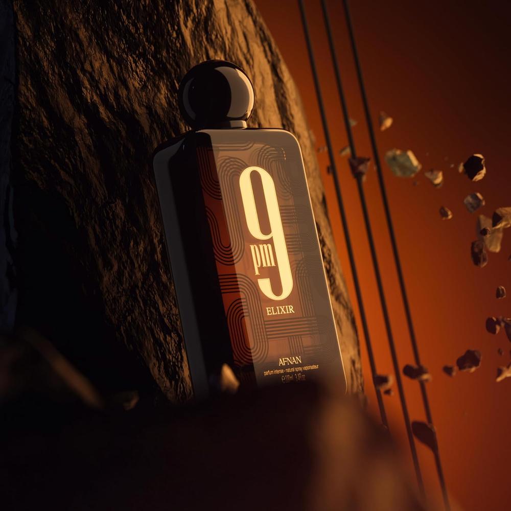 AFNAN 9 PM ELIXIR UNISEX EXTRAIT DE PARFUM | 3.4 ONZAS - 5