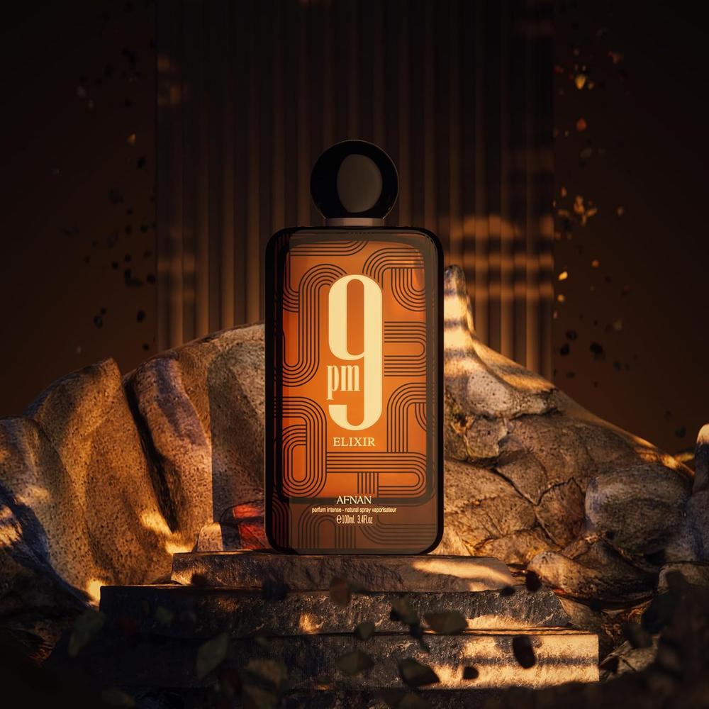 AFNAN 9 PM ELIXIR UNISEX EXTRAIT DE PARFUM | 3.4 ONZAS - 6