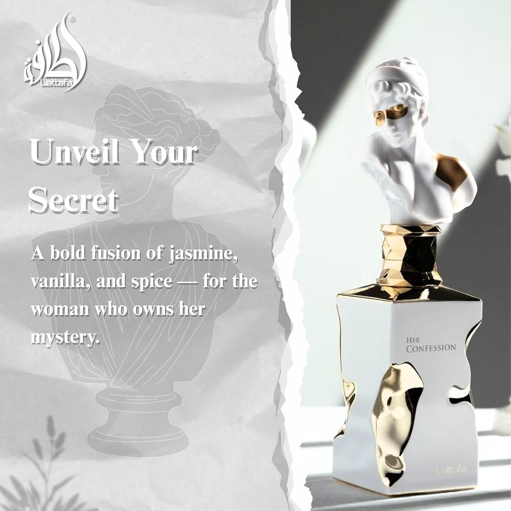 PERFUME LATTAFA HER CONFESSION EDP MUJER 3.4 OZ / 100 ML - 3