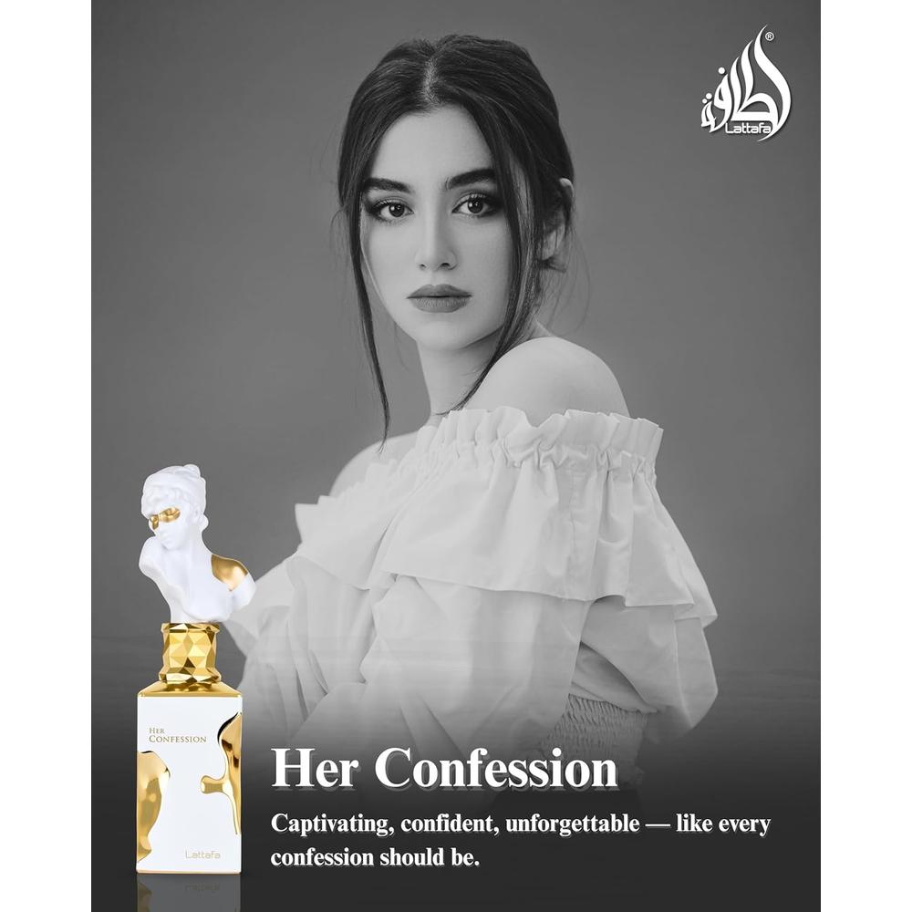PERFUME LATTAFA HER CONFESSION EDP MUJER 3.4 OZ / 100 ML - 5