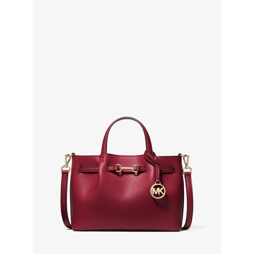 MICHAEL KORS BOLSO CARSON DE PIEL GRANULADA | CEREZA - 1