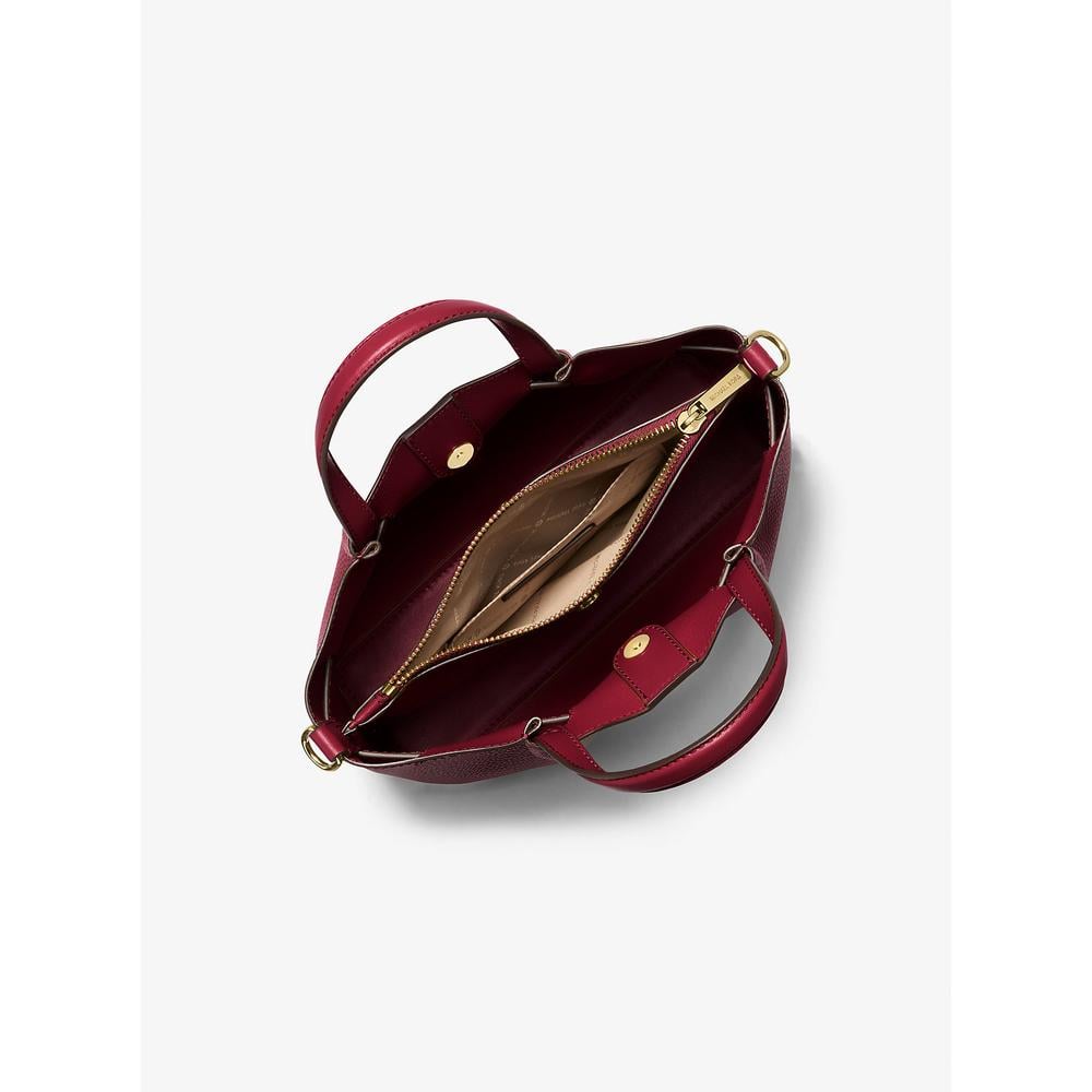 MICHAEL KORS BOLSO CARSON DE PIEL GRANULADA | CEREZA - 2