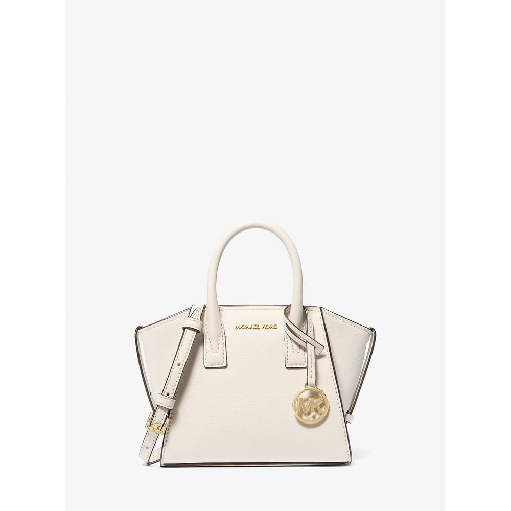 MICHAEL KORS BOLSO BANDOLERA EXTRA PEQUEÑO AVRIL DE PIEL Y ANTE | LT CREAM - 1
