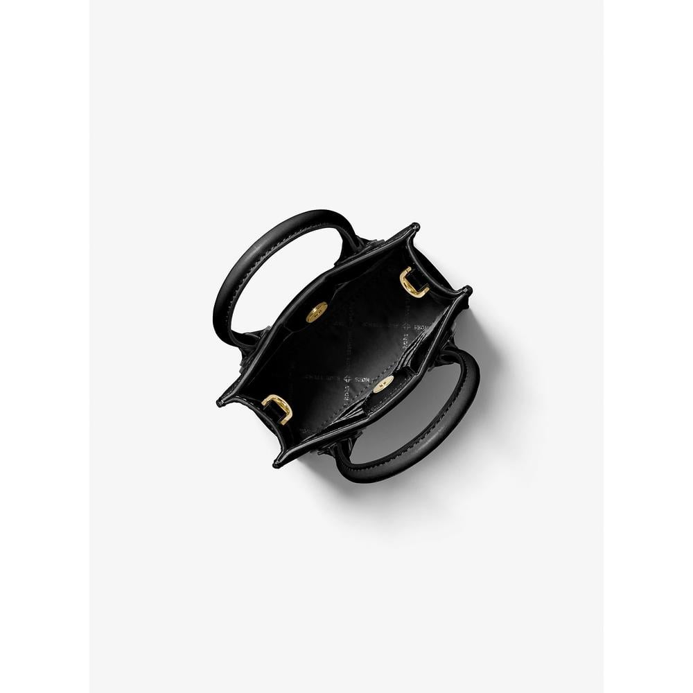 MICHAEL KORS BOLSO BANDOLERA MERCER EXTRAPEQUEÑO DE PIEL GRANULADA | NEGRO - 2