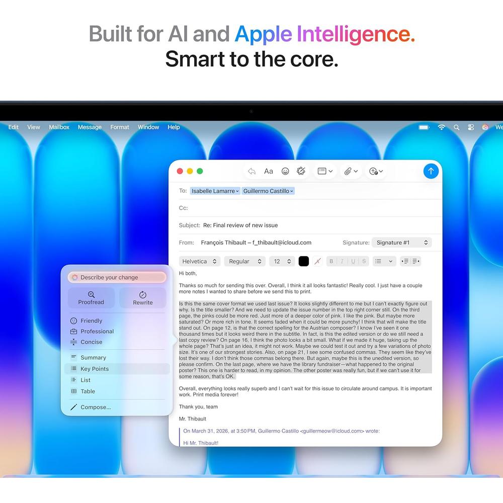 MACBOOK NEO 13' (2026) CHIP A18 PRO 8GB RAM 256GB SSD | SILVER - TECLADO INGLÉS - 5