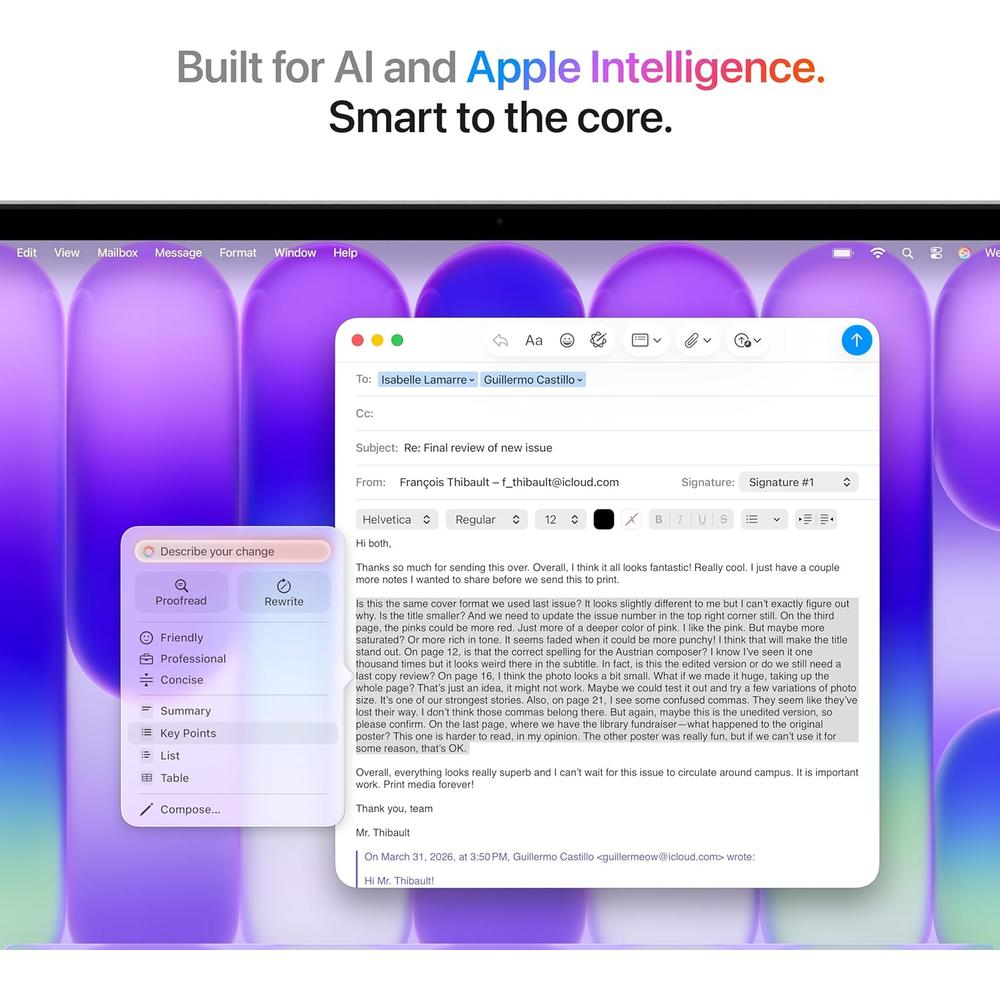 MACBOOK NEO 13' (2026) CHIP A18 PRO 8GB RAM 256GB SSD | SILVER - TECLADO INGLÉS - 5