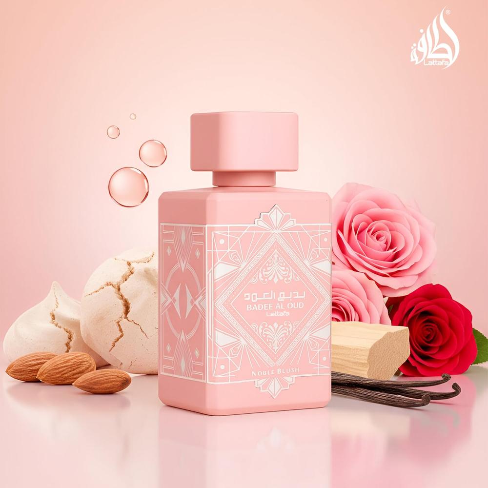 PERFUME LATTAFA BADEE AL OUD NOBLE RUBOR EDP UNISEX 3.4 OZ / 100 ML - 4