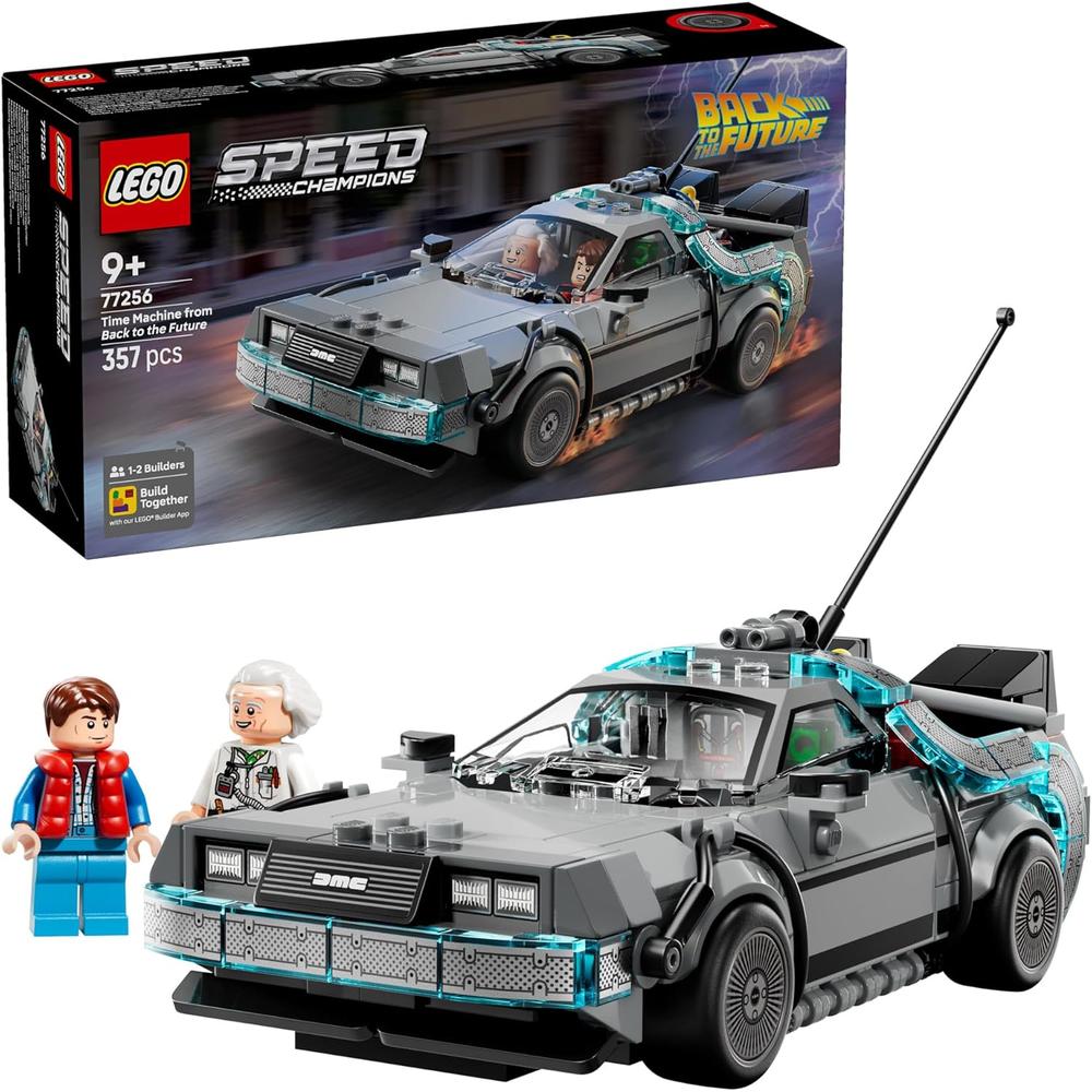 LEGO SPEED CHAMPIONS DELOREAN REGRESO AL FUTURO, 2 MODOS DE CONSTRUCCIÓN - 1