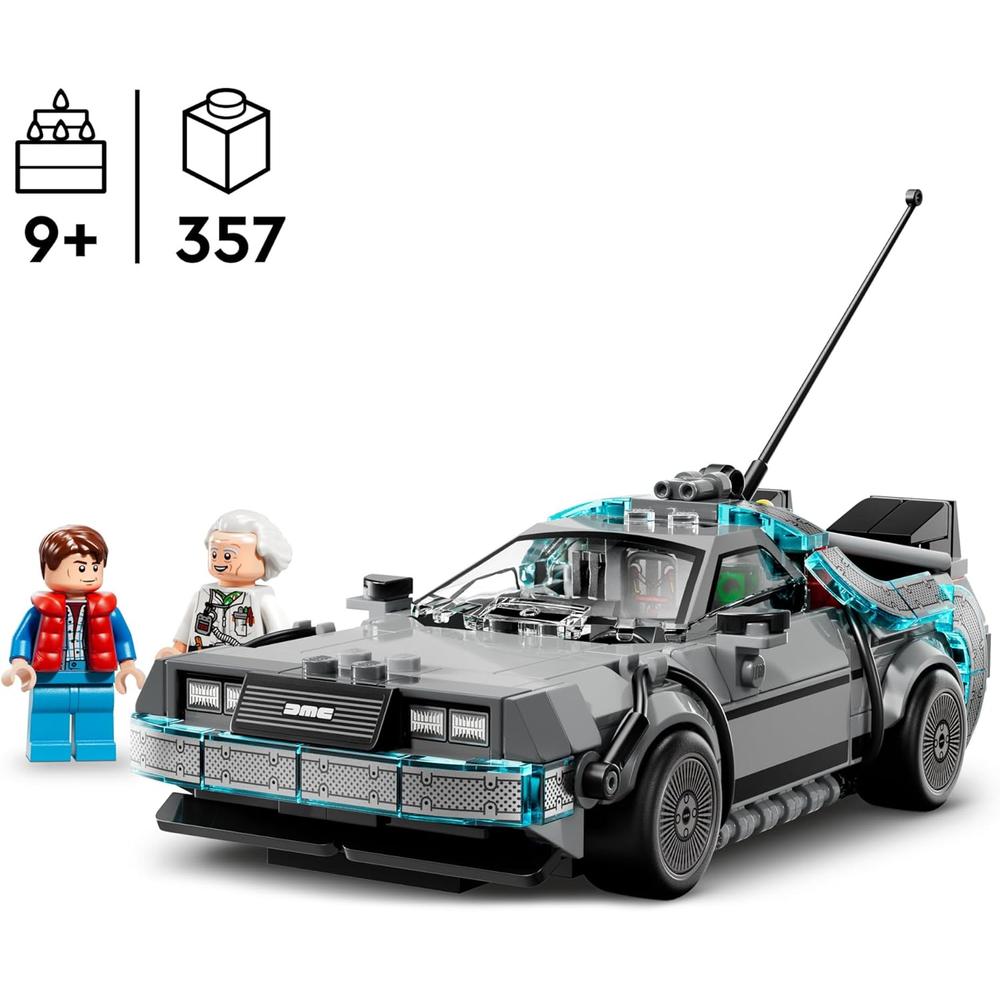 LEGO SPEED CHAMPIONS DELOREAN REGRESO AL FUTURO, 2 MODOS DE CONSTRUCCIÓN - 2
