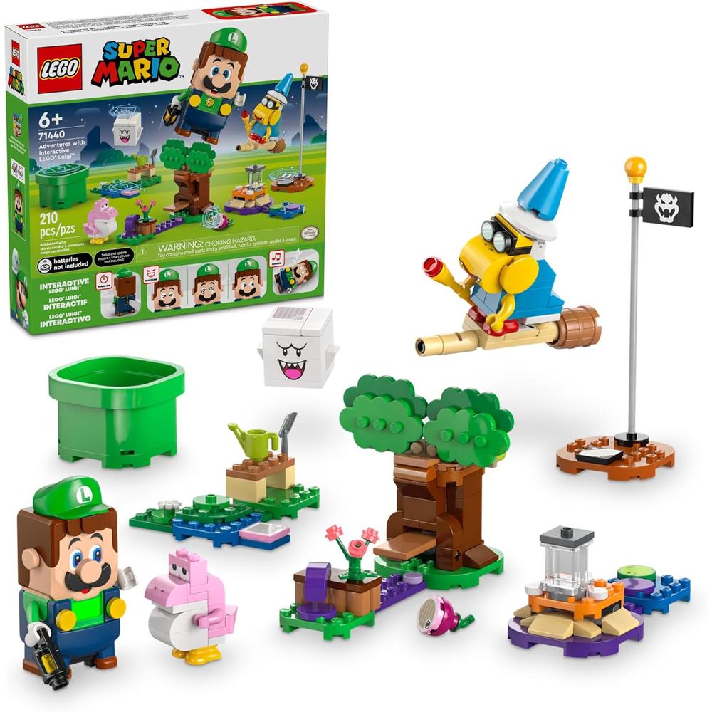 LEGO SUPER MARIO AVENTURAS DE LUIGI, SET INTERACTIVO CON 4 FIGURAS - 1
