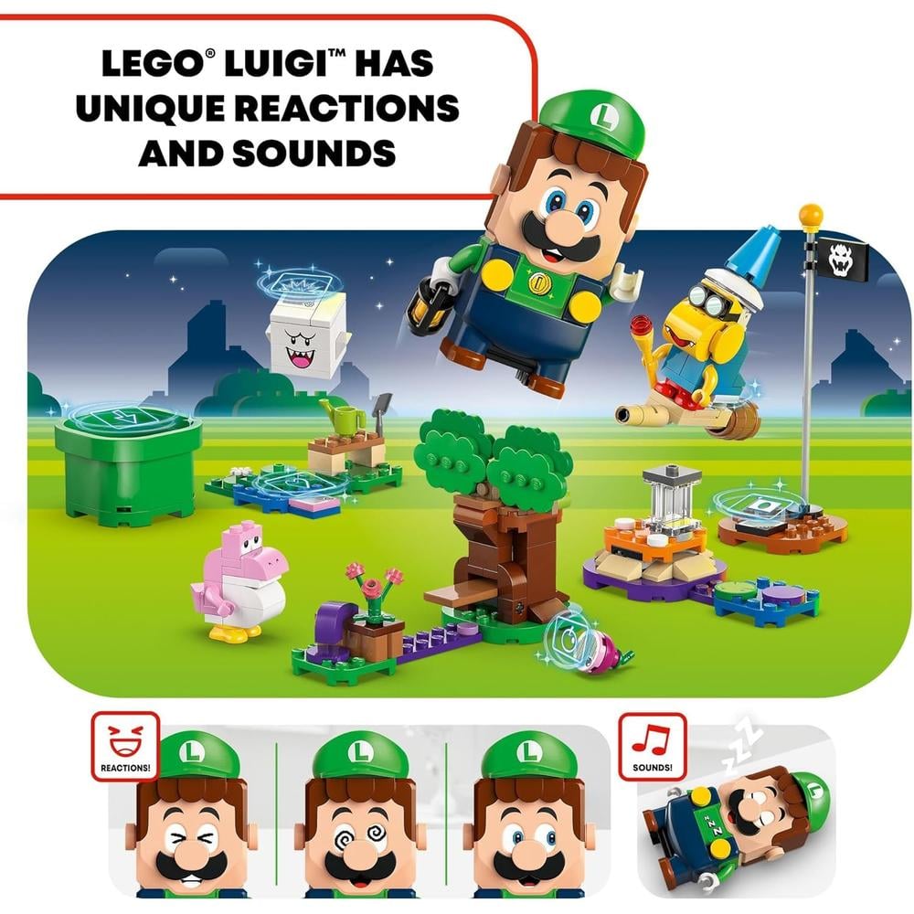 LEGO SUPER MARIO AVENTURAS DE LUIGI, SET INTERACTIVO CON 4 FIGURAS - 4