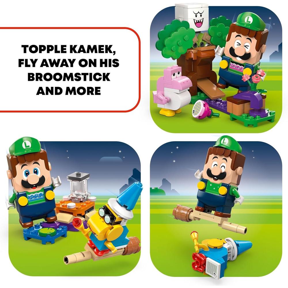 LEGO SUPER MARIO AVENTURAS DE LUIGI, SET INTERACTIVO CON 4 FIGURAS - 5