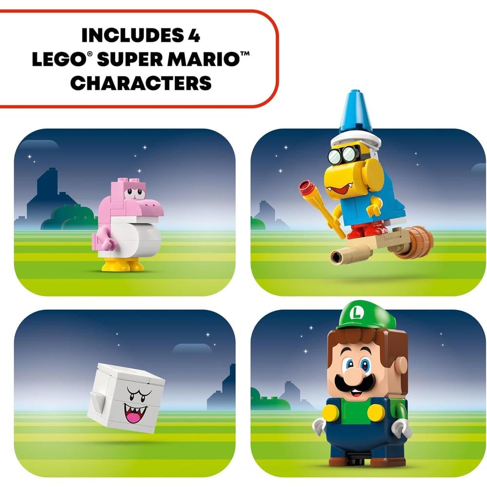 LEGO SUPER MARIO AVENTURAS DE LUIGI, SET INTERACTIVO CON 4 FIGURAS - 6