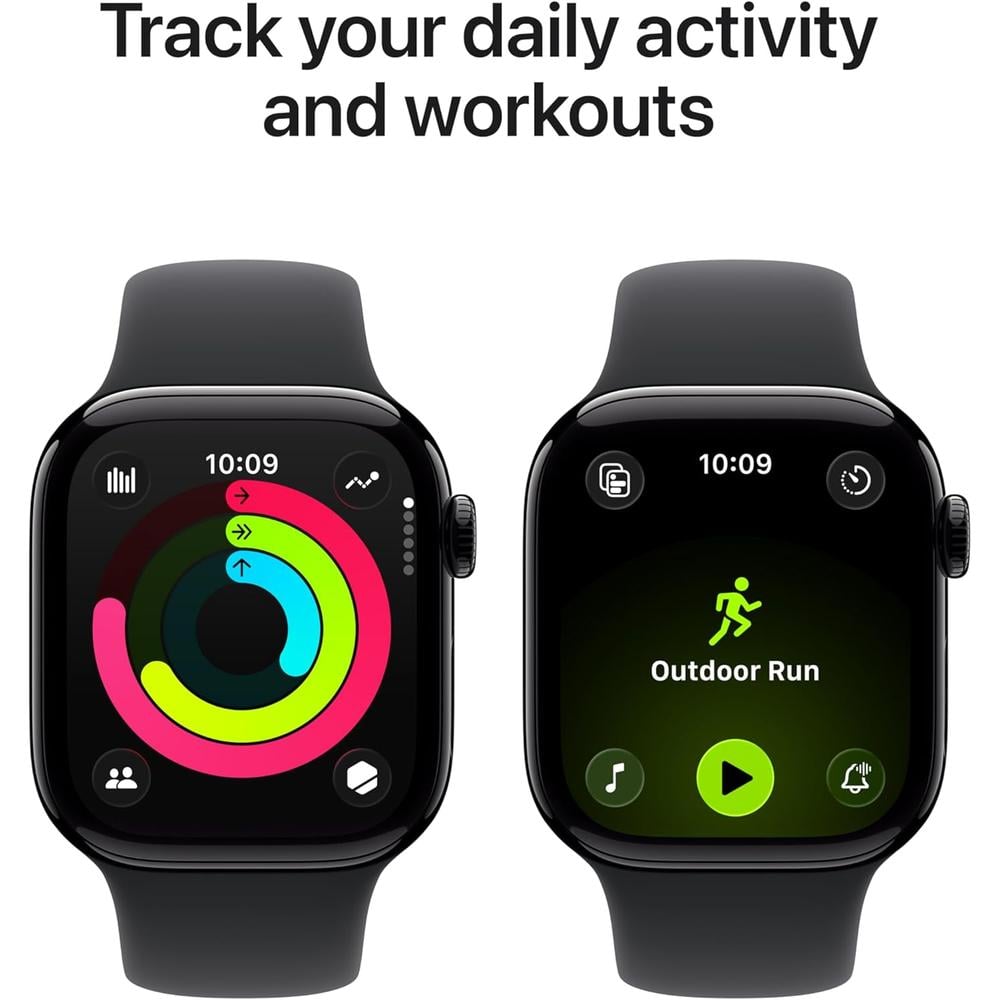APPLE WATCH SERIES 11 JET BLACK ALUMINIO (GPS 42MM) + SPORT BAND BLACK S/M - 3
