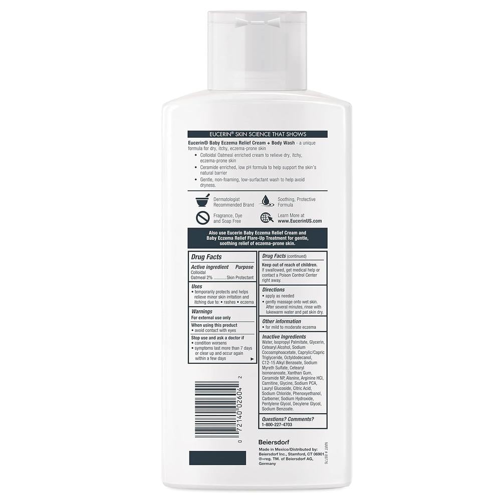 SET EUCERIN BABY GEL DE BAÑO Y CREMA ALIVIO DEL ECCEMA 400 ML Y 226 GR - 4