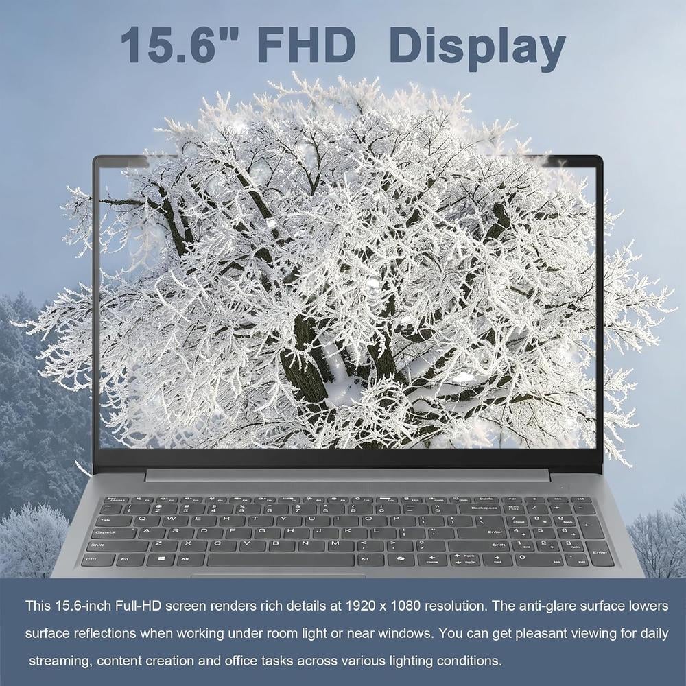 NOTEBOOK LENOVO IDEAPAD SLIM 3I INTEL N355 8GB 128GB UFS 15.6 FHD W11 | GRIS - 4